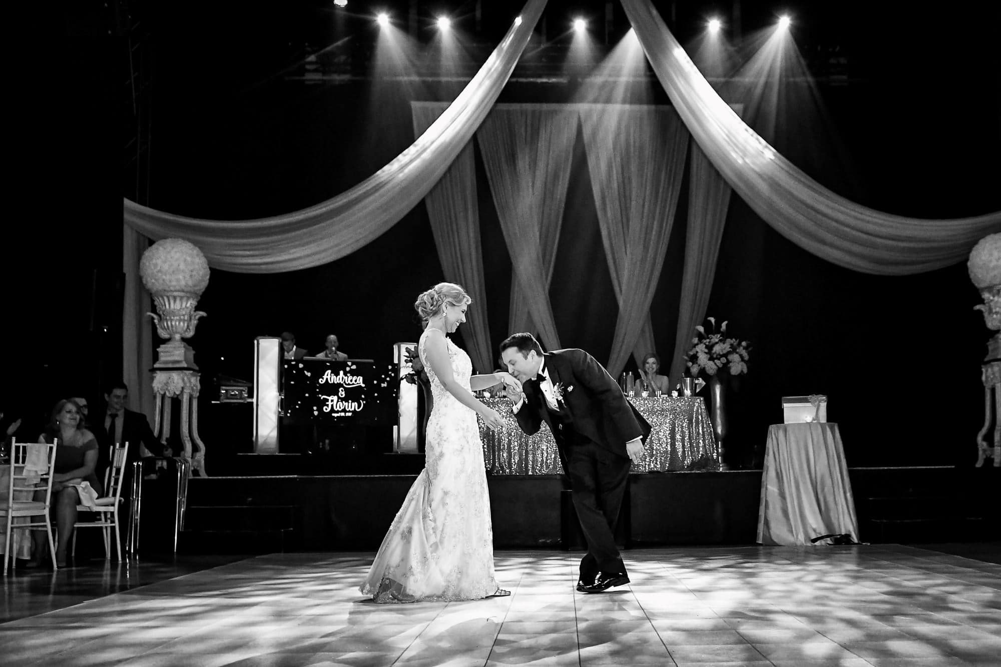 andrea florin romantic beautiful adorable love wedding romanian orthodox montreal reception first dance ballroom